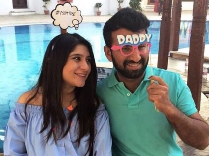 cricketer cheteshwar pujara and wife puja blessed with a baby girl | चेतेश्वर पुजाराच्या घरी आली नन्ही परी, पत्नी पूजाने दिला मुलीला जन्म