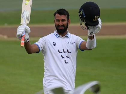 Cheteshwar Pujara Scores Second Double Century In Three County Matches equals the record made 100 years ago | कौंटी क्रिकेट गाजवलं, चेतेश्वर पुजाराने केली १०० वर्षांपूर्वीच्या विक्रमाशी बरोबरी