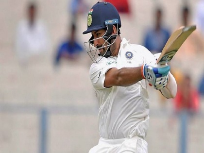  First test: Pujara's lone struggle in rain interruption, India 74 runs for the loss of five wickets | पहिली कसोटी : पावसाच्या व्यत्ययात पुजाराचा एकाकी संघर्ष, भारताच्या ५ बाद ७४ धावा