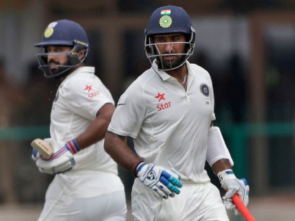 India-Sri Lanka Test, Cheteshwar Pujara-Murali Vijay's cautious start | शतकानंतर मुरली विजय बाद, भारताची श्रीलंकेवर आघाडी