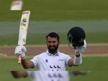 Cheteshwar Pujara breaks 100-year-old record with brilliant double century for Sussex in County Cricket, equals Mohd Azharuddin’s 28-year-old record | Cheteshwar Pujara : १०० वर्षांत एकाही भारतीयाला जे नाही जमले ते चेतेश्वर पुजाराने करून दाखवले; विक्रमी कामगिरी