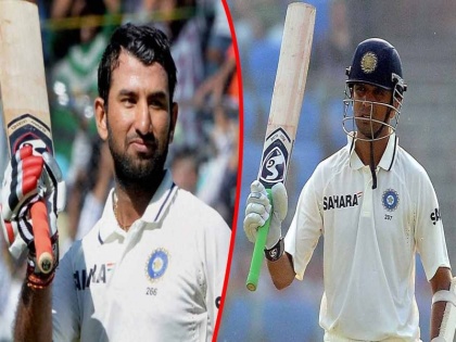 India vs Australia 1st Test: Cheteshwar Pujara equals Rahul Dravid, completes 5000 Test runs | IND vs AUS 1st Test : 'द वॉल' द्रविडच्या पावलावर पाऊल टाकतोय पुजारा... हे बघा 'सेम टू सेम' आकडे