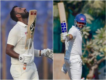 Cheteshwar Pujara scored a terrific hundred & Suryakumar yadav scored fiftry in the Duleep Trophy Semi Final | टीम इंडियातून वगळलेल्या चेतेश्वर पुजाराचे खणखणीत शतक; सूर्यकुमारचीही फिफ्टी, सर्फराज अपयशी