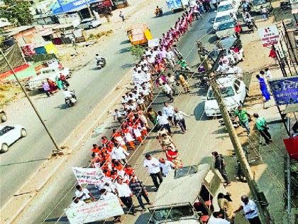  Keep calm! Koregaon Bhima, 2 thousand students rally | शांतता राखा! कोरेगाव भीमा, २ हजार विद्यार्थ्यांची रॅली