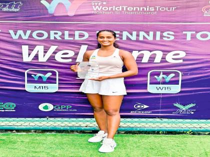 pune news vaishnavi Adkar wins bronze at World University Tennis Championship | पुणेकरांच्या शिरपेचात मानाचा तुरा रोवला; सावित्रीच्या लेकीचा जर्मनीत टेनीसचा डंका