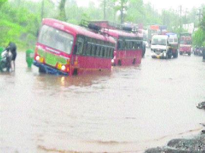  Heavy rain in Palghar district | पालघर जिल्ह्यात मुसळधार पाऊस