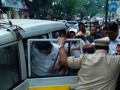 'Brahminists bombed, Muslims hanged' book publication in pune | VIDEO: 'ब्राह्मणवाद्यांनी स्फोट केले, मुस्लीम लटकले' पुस्तक प्रकाशन; बालगंधर्वला पोलिसांचा मोठा बंदोबस्त