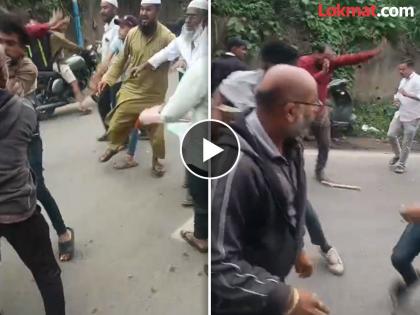 pune news pathariwalas attack encroachment squad pune municipal Corporation employee injured | फुटपाथवरील कारवाईचा थरार..!अतिक्रमण पथकावर दगडफेक,मारहाण; पालिकेचा कर्मचारी जखमी pune news pathariwalas attack encroachment squad pune municipal Corporation employee injured | फुटपाथवरील कारवाईचा थरार..!अतिक्रमण पथकावर दगडफेक,मारहाण; पालिकेचा कर्मचारी जखमी