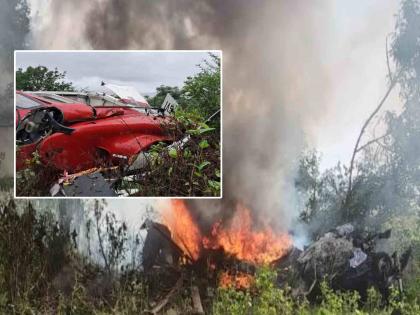 Pune helicopter crash two ex IAF pilots and former navy engineer died | पुणे हेलिकॉप्टर अपघातील मृतांबाबत महत्त्वाची माहिती समोर; भारतासाठी दिलं होतं मोठं योगदान