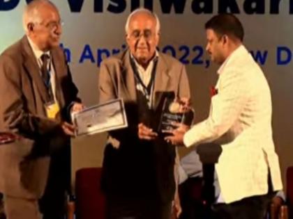 National level CIDC Vishwakarma Award to MHADA CEO Nitin Mane Patil | म्हाडाचे सीईओ नितीन माने-पाटील यांना राष्ट्रीय पातळीवरील सीआयडीसी विश्वकर्मा पुरस्कार