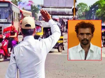 Pune Crime attempt to burn traffic police by pouring petrol | पोलीस ठाण्यात महिला अधिकाऱ्याला पेट्रोल टाकून पेटवण्याचा प्रयत्न; बाईक अडवल्याचा होता राग