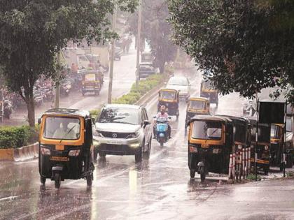 rain in Pune city on Monday morning; Cloudy weather in the state | पुणे शहरात सोमवारी सकाळी रिमझिम पावसाची हजेरी; राज्यात ढगाळ हवामान