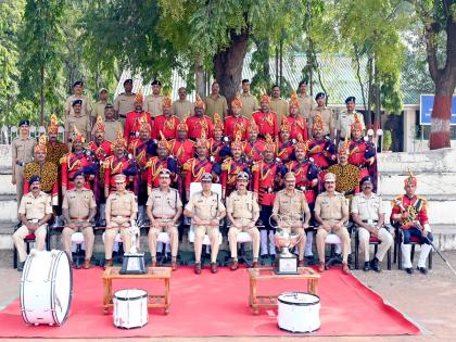 Maharashtra Police: Maharashtra Police overall winner in pipe band competition | Maharashtra Police: पाईप बॅन्ड स्पर्धेत महाराष्ट्र पोलिसांना सर्वसाधारण विजेतेपद