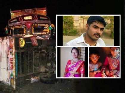 In a terrible accident on the Nagar-Kalyan highway, the entire family perished, the life of the little ones ended before it began. | Pune: नगर-कल्याण महामार्गावर भीषण अपघात, चिमुकल्यांसह संपूर्ण कुटुंबावर काळाचा घाला