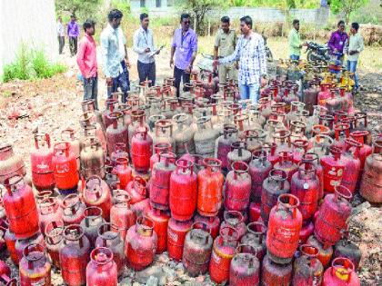 Gas refineries, explosion centers, industrial gorges | गॅस रिफिलिंग बनतेय स्फोटांची केंद्रे, उद्योगनगरीत गोरखधंदा