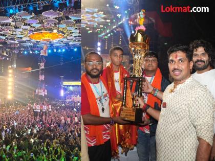 Pune residents experience the thrill of DJ-free Dahi Handi with joy | 'गोविंदा रे गोपाळा'चा जयघोष..! पुणेकरांनी जल्लोषात अनुभवला डीजेमुक्त दहीहंडीचा थरार