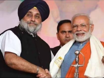 Talks between Akali Dal and BJP in Punjab talks fail | पंजाबमधील अकाली दल आणि भाजपमधील चर्चा निष्फळ; 'या' मुद्द्यामुळे युती होणार नाही