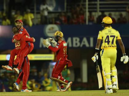 Liam Livingstone shines as Punjab Kings Beat Chennai Super Kings CSK gets shameful hattrick of defeats MS Dhoni Jadeja Shivam Dube | Liam Livingstone Shivam Dube, IPL 2022 CSK vs PBKS: 'किंग्ज'च्या लढाईत पंजाबचं 'बल्ले बल्ले'! चेन्नईची पराभवाची लाजिरवाणी हॅटट्रिक