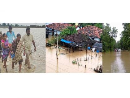 Sironcha, Bhamragarh, Aheri talukas of Gadchiroli remain flooded, most roads closed | गडचिरोलीच्या सिरोंचा, भामरागड, अहेरी तालुक्यात पूरस्थिती कायम; बहुतांश मार्ग बंद