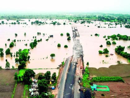 37 villages in Yavatmal and Chandrapur districts are surrounded by flood | पावसाची उसंत; मात्र यवतमाळ व चंद्रपूर जिल्ह्यातील ३७ गावांना पुराचा वेढा