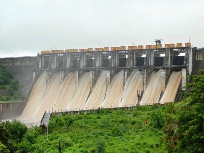 Heavy rain in Amravati district opens nine gates of Vishroli dam | अमरावती जिल्ह्यात धुवाधार पाऊस, विश्रोळी धरणाचे नऊ दरवाजे उघडले