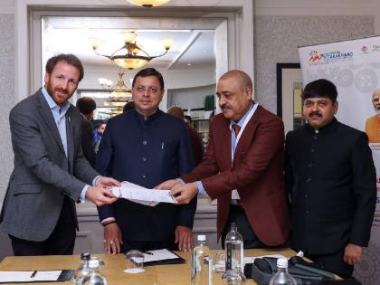 CM Pushkar Singh Dhami led Uttarakhand Govt Signs MoU Of Investments Worth rupees 2000 Crore With Poma Group | उत्तराखंड सरकारचा लंडनमध्ये पोमा ग्रुपसोबत २ हजार कोटींचा गुंतवणूक सामंजस्य करार