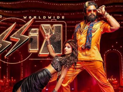 Allu Arjun poster release with Srileela in 'Pushpa 2', 'Kisik' song release already in discussion | 'पुष्पा २'मधील श्रीलीलासोबतचं अल्लू अर्जुनचं पोस्टर रिलीज, 'किसिक' गाणं रिलीज आधीच चर्चेत