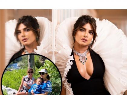 The first glimpse of Priyanka Chopra's daughter came in front, the actress shared a cute photo | प्रियंका चोप्राच्या लेकीची पहिली झलक आली समोर, अभिनेत्रीनं शेअर केला क्युट फोटो