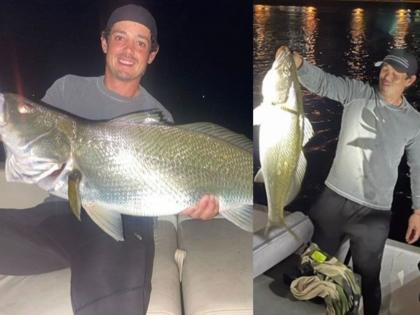 IND vs SA : Quinton De Kock QUITS test cricket, catches BIG FISH on NEW YEAR, See pic  | IND vs SA : कसोटीतून तडकाफडकी निवृत्ती जाहीर करणारा क्विंटन डी कॉक बनला मच्छिमार; गळाला लागला मोठा मासा