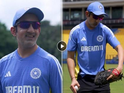 SL vs IND t20 series head coach Gautam Gambhir has taken charge of team India in Sri Lanka | SL vs IND : भारतीय क्रिकेटमध्ये 'गंभीर'पर्व! Team India चा 'हेड' है तैयार; पाहा पहिली झलक