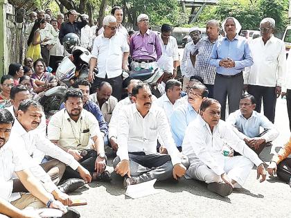 Irrigation problems serious in Kharghar; Protests to remove the Handa Front | खारघरमध्ये पाणीटंचाईची समस्या गंभीर; हंडा मोर्चा काढून निषेध