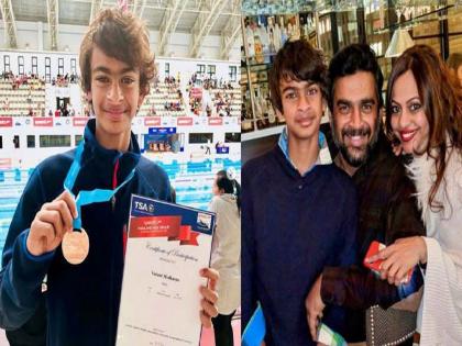 Actor R. Madhavan Son Vedaant Won Silver Medal At International Swimming Championship | आर.माधवनच्या मुलाची कामगीरी पाहून इतर स्टारकिडसही पडतील फिके, वाचून तुम्हालाही वाटेल कौतुकास्पद