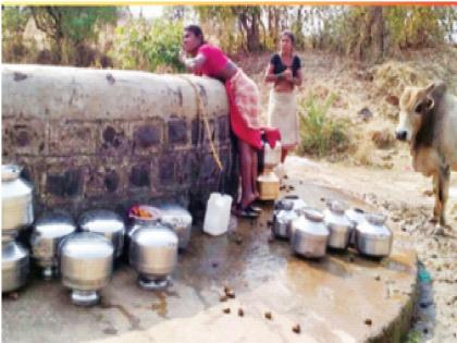 59 farms in Karjat, scarcity in 17 villages; The condition of drinking water in rural areas is fragile | कर्जतमध्ये ५९ वाड्या,१७ गावांत टंचाई; ग्रामीण भागातील पिण्याच्या पाण्याची स्थिती नाजूक