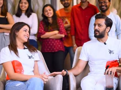 Actor Riteish Deshmukh disclose in lokmat interview why he decide to make ved movie in marathi | Ved Marathi Movie : वेड सिनेमा मराठीत करण्याचा निर्णय का घेतलास? रितेश म्हणाला- माझ्या रक्तात...