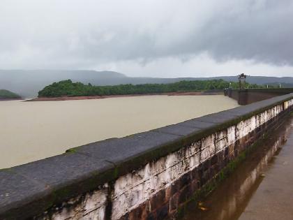 60 percent water storage in Radhanagari dam, if the rains increase, the dam will be full by the end of July | Kolhapur: राधानगरी धरणात ६० टक्के पाणीसाठा, पावसाचा जोर वाढल्यास जुलैअखेर धरण पूर्ण भरणार