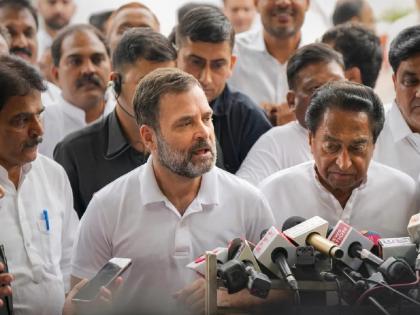 Congress Rahul Gandhi :"We won 136 seats in Karnataka, we will win 150 seats in Madhya Pradesh", Rahul Gandhi expressed confidence. | ‘कर्नाटकमध्ये 136 जिंकल्या, मध्य प्रदेशात 150 जागा जिंकू’, राहुल गांधींनी व्यक्त केला विश्वास