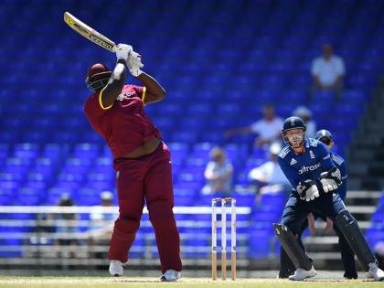 West indies test specalist Rahkeem Cornwall smashed an unbeaten 205 runs in just 77 balls with a strike-rate of 266.23 which included 22 sixes and 17 fours in Atlanta Open | खतरनाक! २२ Six, १७ Fours; ट्वेंटी-२०त ७७ चेंडूंत झळकले द्विशतक, विंडिजच्या Rahkeem Cornwallची कमाल, Video