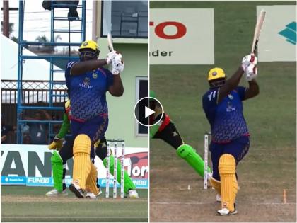 Barbados Royals booked their place in the final of CPL 2022 after win over Guyana Amazon Warriors,  Rahkeem Cornwall smashed 11 sixes on his way to 91 off just 54 balls, Video | CPL 2022 : १४० किलो वजनाच्या फलंदाजाने कुटल्या १३ चेंडूंत ७४ धावा; भारताविरुद्ध पदार्पणात केला होता करिष्मा, Video