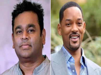 A R Rahman reaction over Will Smith Oscars slap controversy | A R Rahman ने विल स्मिथच्या वादावर दिली प्रतिक्रिया, अभिनेत्यासोबतचा फोटो केला होता शेअर