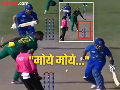 Afghanistan vs South Africa, 3rd ODI Most Bizarre Run Out In Cricket Rahmat Shah dismissal Video Goes Viral | जिथं फिल्डर चुकला; तिथं फलंदाजानंच विणलं आपल्या विकेटचं जाळं! क्रिकेटमधील अजब-गजब रन आउट (VIDEO)