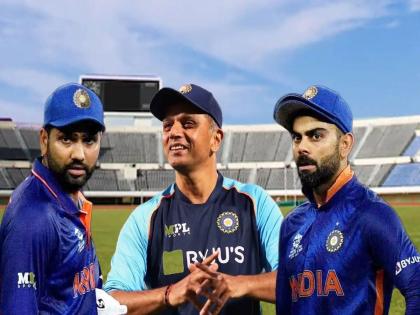 ...So Virat Kohli and Rohit Sharma dropped from T20 squad, Coach Rahul Dravid reveals the exact reason | ...म्हणून विराट कोहली आणि रोहित शर्माला टी-२० संघातून वगळले, कोच राहुल द्रविडने नेमके कारण सांगितले 