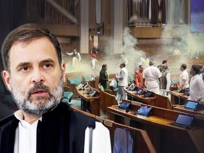 congress mp rahul gandhi criticised and said reason behind parliament security breach is unemployment and inflation | “बेरोजगारी अन् महागाई हेच संसद घुसखोरीचे मुख्य कारण”; राहुल गांधींची केंद्रावर टीका