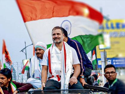 congress rahul gandhi criticizes bjp and rss in bharat jodo nyay yatra | “BJP-RSS ने देशात हिंसा अन् द्वेषच पसरवला”; भारत जोडो न्याय यात्रेत राहुल गांधींची टीका