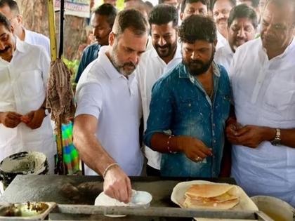 Had it not been for Sonia Gandhi's support, Telangana would not have been formed - Rahul Gandhi | 'सोनिया गांधींनी पाठिंबा दिला नसता, तर तेलंगणाची निर्मिती झाली नसती'