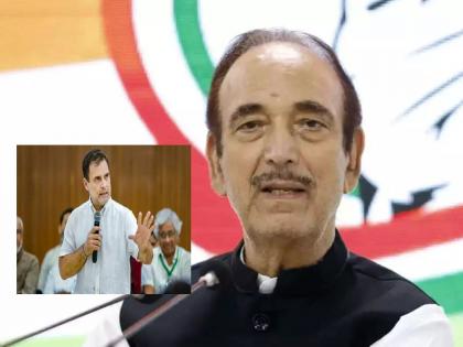 Rahul Gandhi's sharp and sharp reaction to Ghulam Nabi Azad's resignation, said... | गुलाम नबी आझादांच्या राजीनाम्यावर राहुल गांधींची तिखट आणि खोचक प्रतिक्रिया, म्हणाले...