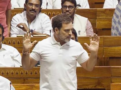 rahul gandhi big claims that enforcement directorate likely to raid on my places after speech in lok sabha | चक्रव्यूह भाषण आवडले नाही, माझ्यावर ED छाप्याची तयारी, चहा-बिस्किटांनी स्वागत: राहुल गांधी