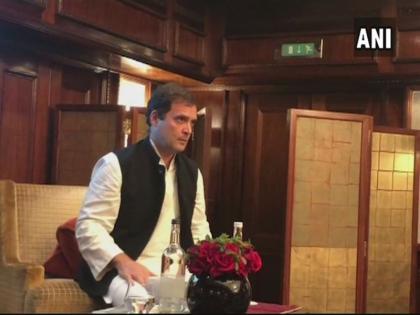 congress president Rahul Gandhi address to Indian overseas congress in London | काँग्रेसची सुरुवात NRIनं केली, नेहरू, गांधी आणि पटेल होते NRI - राहुल गांधी