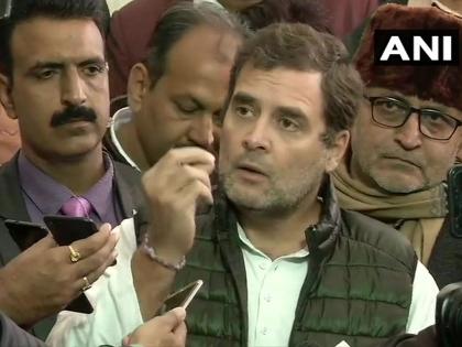 rahul gandhi hits back on bjp over rape in india statement demands apology from pm modi for burning north east over cab | संसदेत राहुल गांधींकडून 'रेप इन इंडिया'चा पुनरुच्चार; माफी मागण्यास स्पष्ट नकार