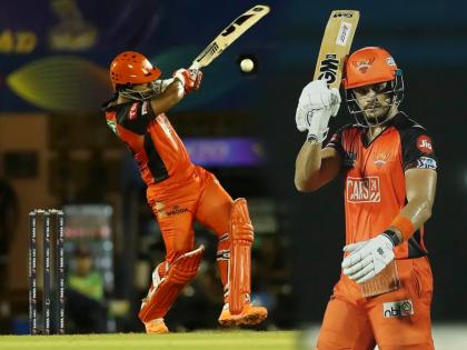 Rahul Tripathi Aiden Markram half centuries help SRH to Beat KKRiders after Andre Russell Nitish Rana Umran Malik Shines IPL 2022 | Rahul Tripathi Aiden Markram, IPL 2022 SRH vs KKR Live: राहुल अन् मार्करमने KKR ला धु धु धूतलं... हैदराबादचा कोलकातावर दणदणीत विजय