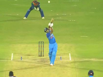 Rahul Tripathi played sensational innings 35 runs in 15 balls boundaries sixes big hitting batting watch video of IND vs SL 3rd T20 live updates | Rahul Tripathi, IND vs SL: राहुल त्रिपाठीने श्रीलंकन गोलंदाजांना धू-धू धुतलं, पण 'त्या' एका चुकीने केला घात